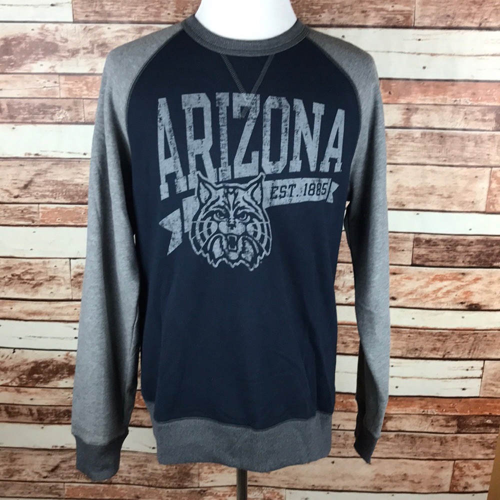 Arizona Wildcats Blue Gray Game Day Sweatshirt L